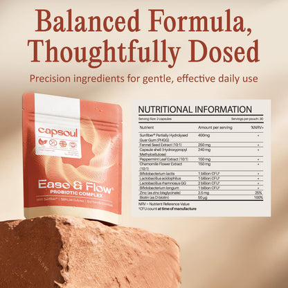 Capsoul Ease & Flow Probiotics for Women